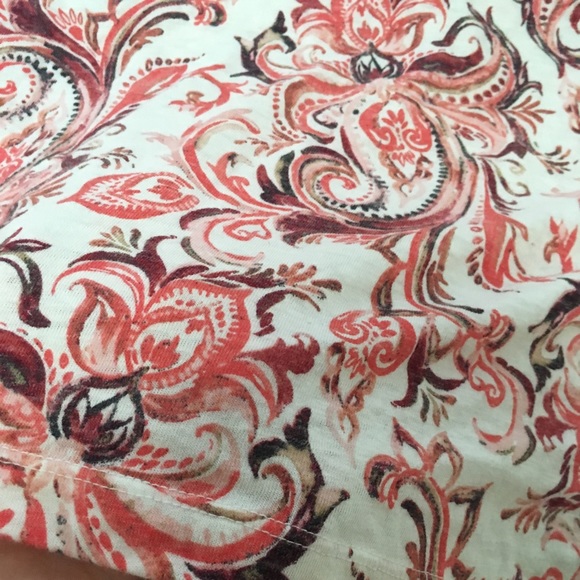 Catherines Pink Patterned Easy Fit Tee - Picture 7 of 7